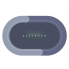 Килимок у ванну кімнату GTM Absorb Memos 40 х 60 см Blue (4063TP)