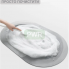 Килимок у ванну кімнату GTM Absorb Memos 40 х 60 см Blue (4063TP)