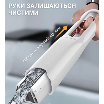 Складана міні швабра щітка для всіх видів поверхонь Mop GTM XL з м'якою насадкою автовіджим чисті руки для Дому та Авто (XV340LA)