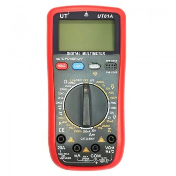 Цифровий мультиметр GTM UT 61A Plus Тестер вольтметр з термопара (46672IM)
