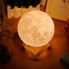 Настільний кольоровий нічник Місяць 3D LED Moon Light 15 см Світильник на сенсорному керуванні (49193IM)