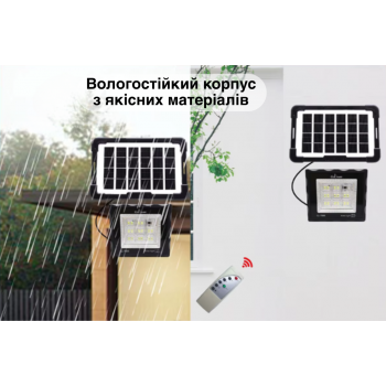 Бездротова лампа прожектор CL GTM Lamp 65 Світильник на акумуляторі з сонячною панеллю з пультом (I52027M)