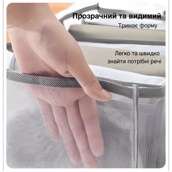 Набір органайзерів 4шт GTM Grid Organizer для зберігання нижньої білизни шкарпеток ременів краваток аксесуарів в шафу комод тумбочку